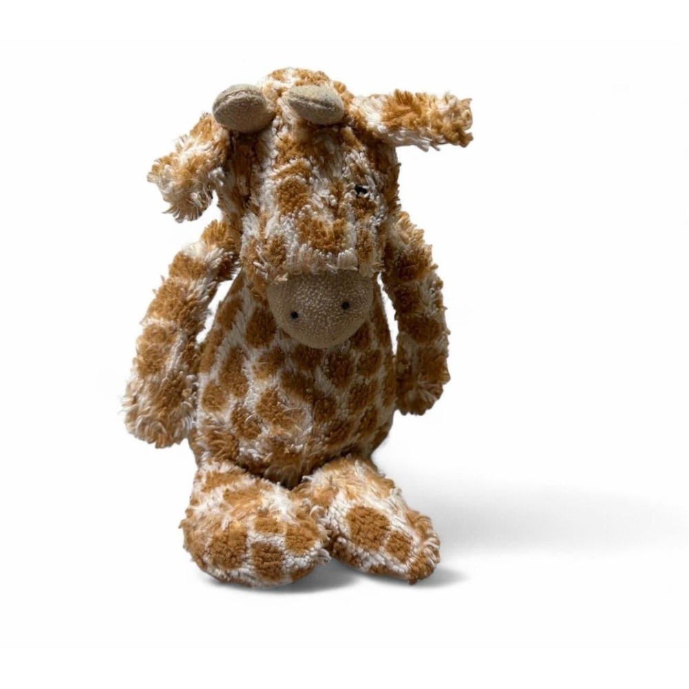 Jellycat London Giraffe Plush Tan Cream Floppy Lovey Stuffed Animal Retired